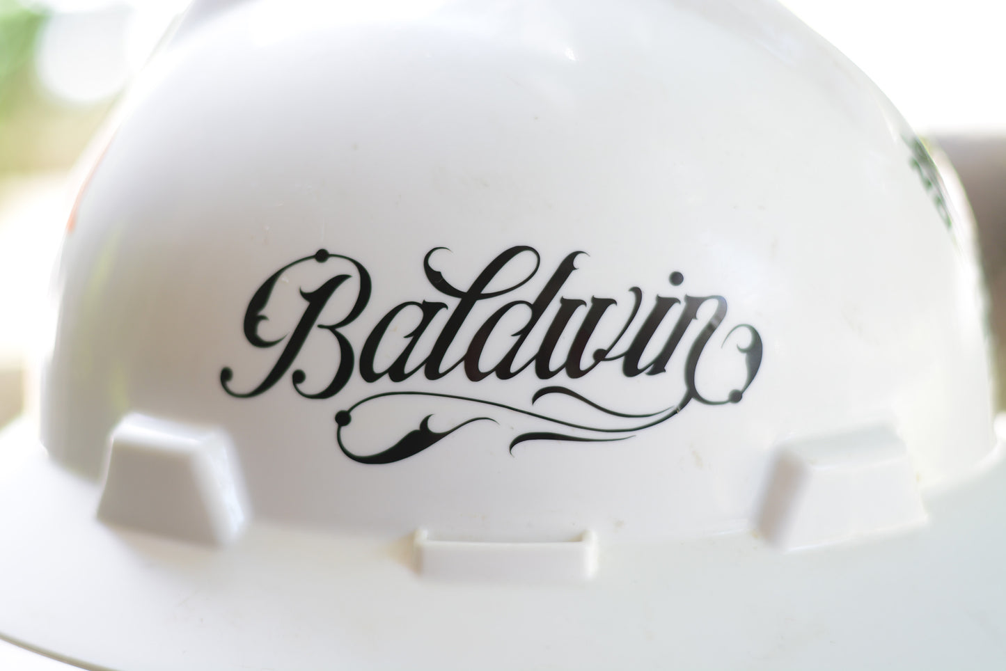 Custom Name Hardhat Decal Sticker Tattoo