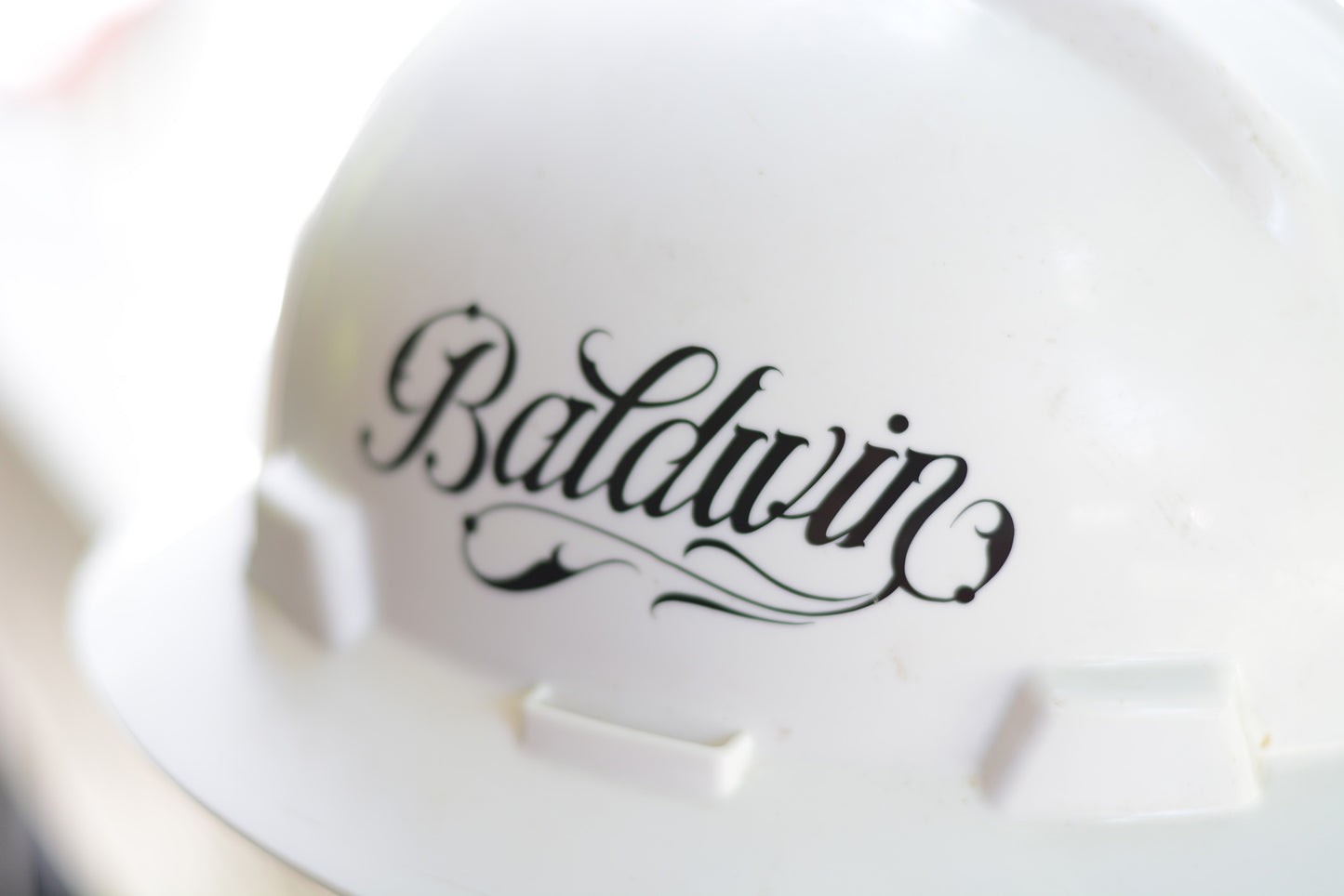 Custom Name Hardhat Decal Sticker Tattoo