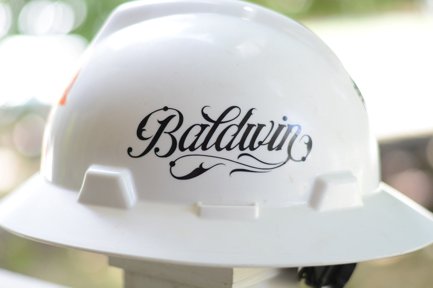 Custom Name Hardhat Decal Sticker Tattoo