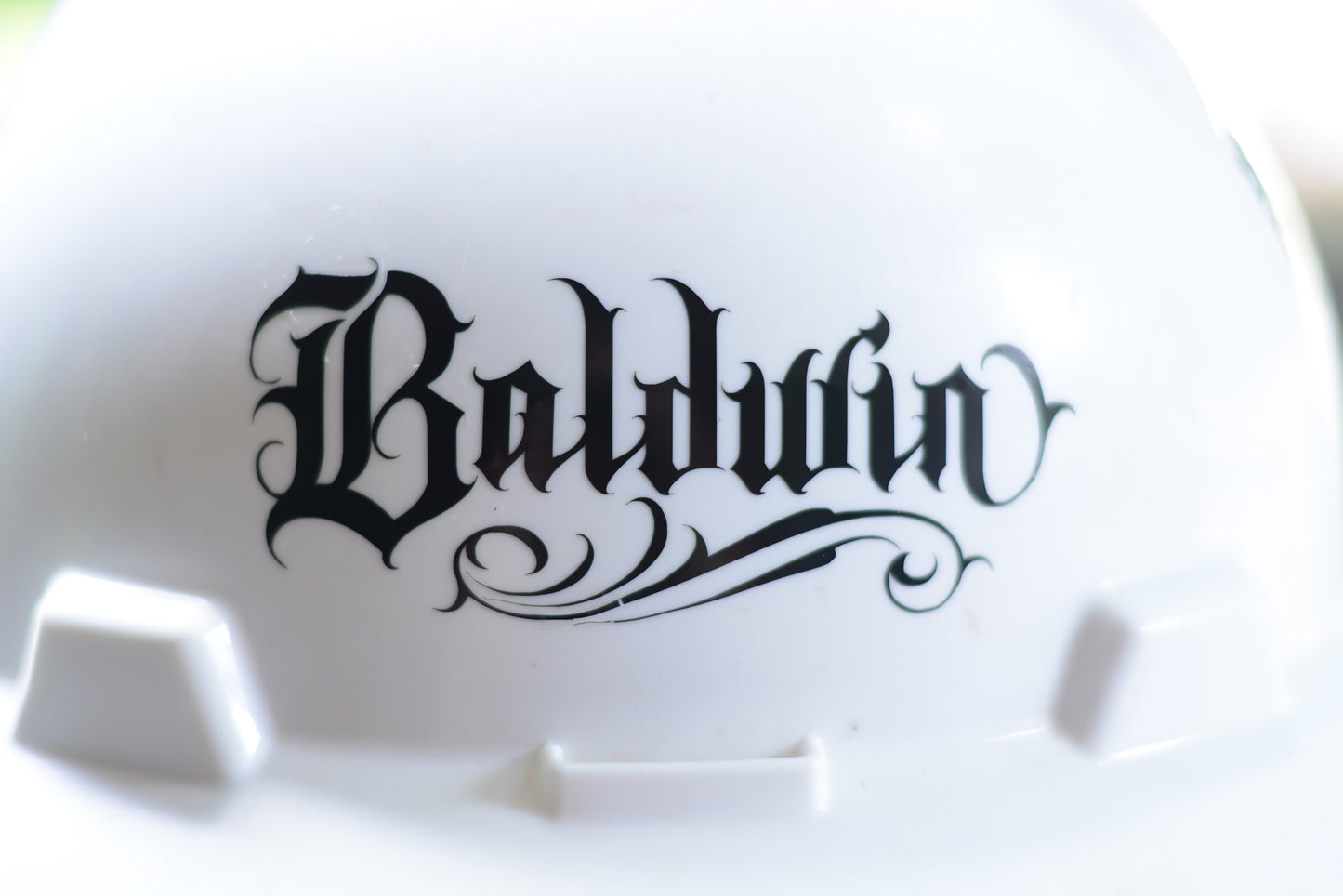 Custom Name Hardhat Decal Sticker Tattoo