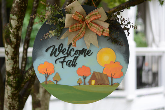 Welcome Fall | Barn Scene | Sunset | Trees