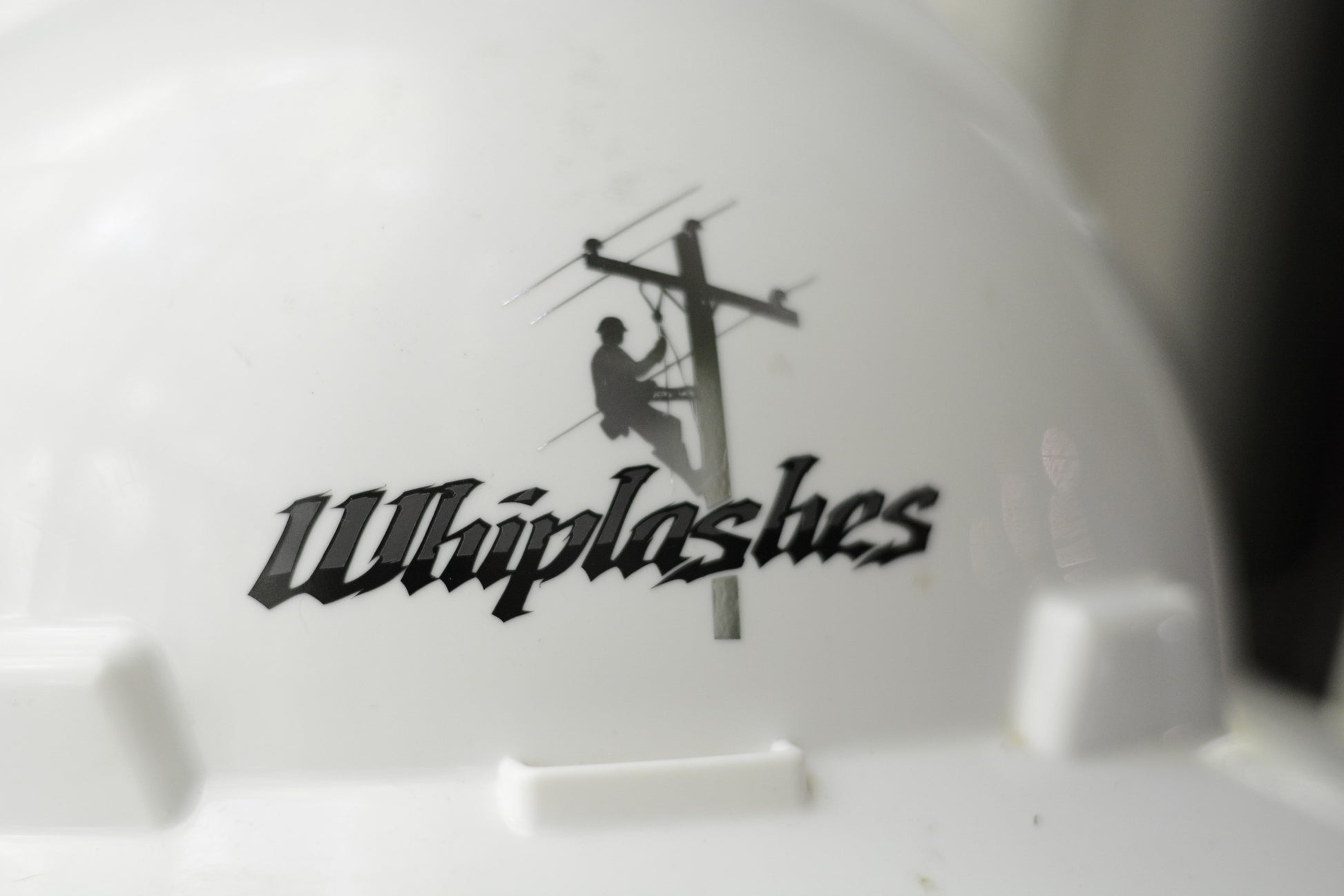 custom lineman hardhat sticker decal