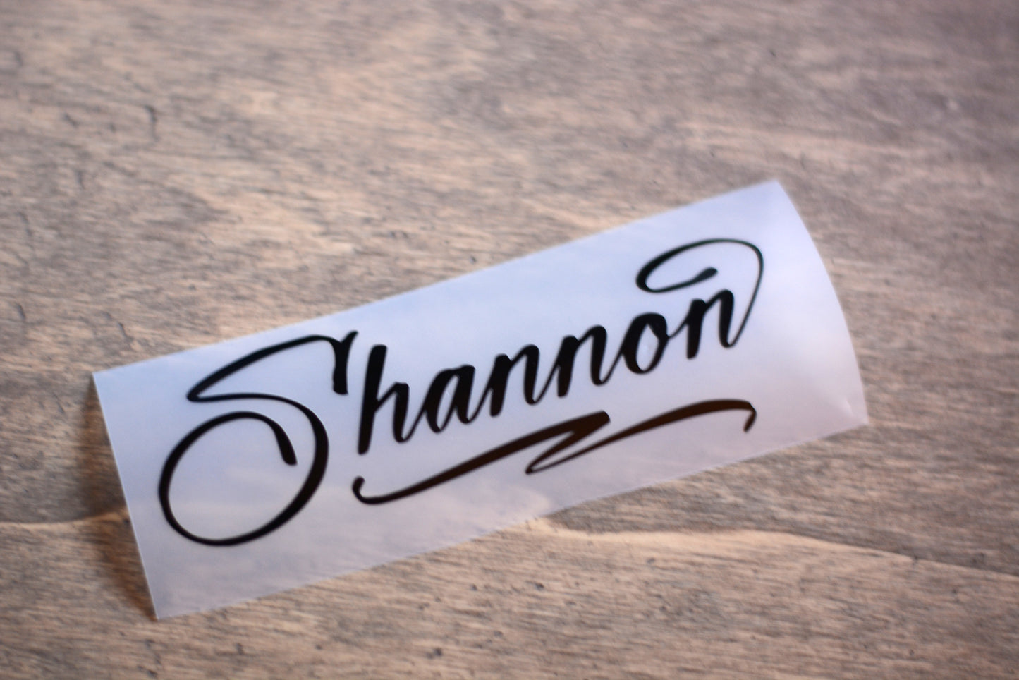 Feminine Hardhat Decal Sticker | Hardhat Sticker for Women | Name Decal Script