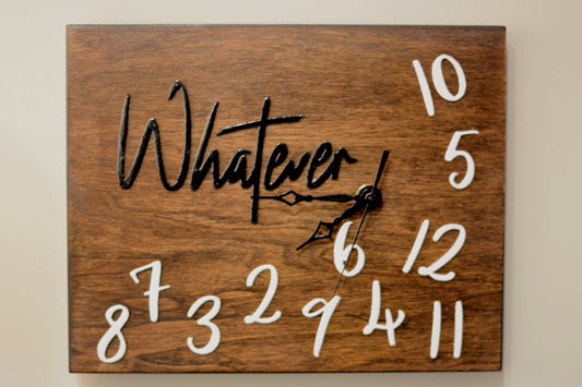 Whatever Wall Clock