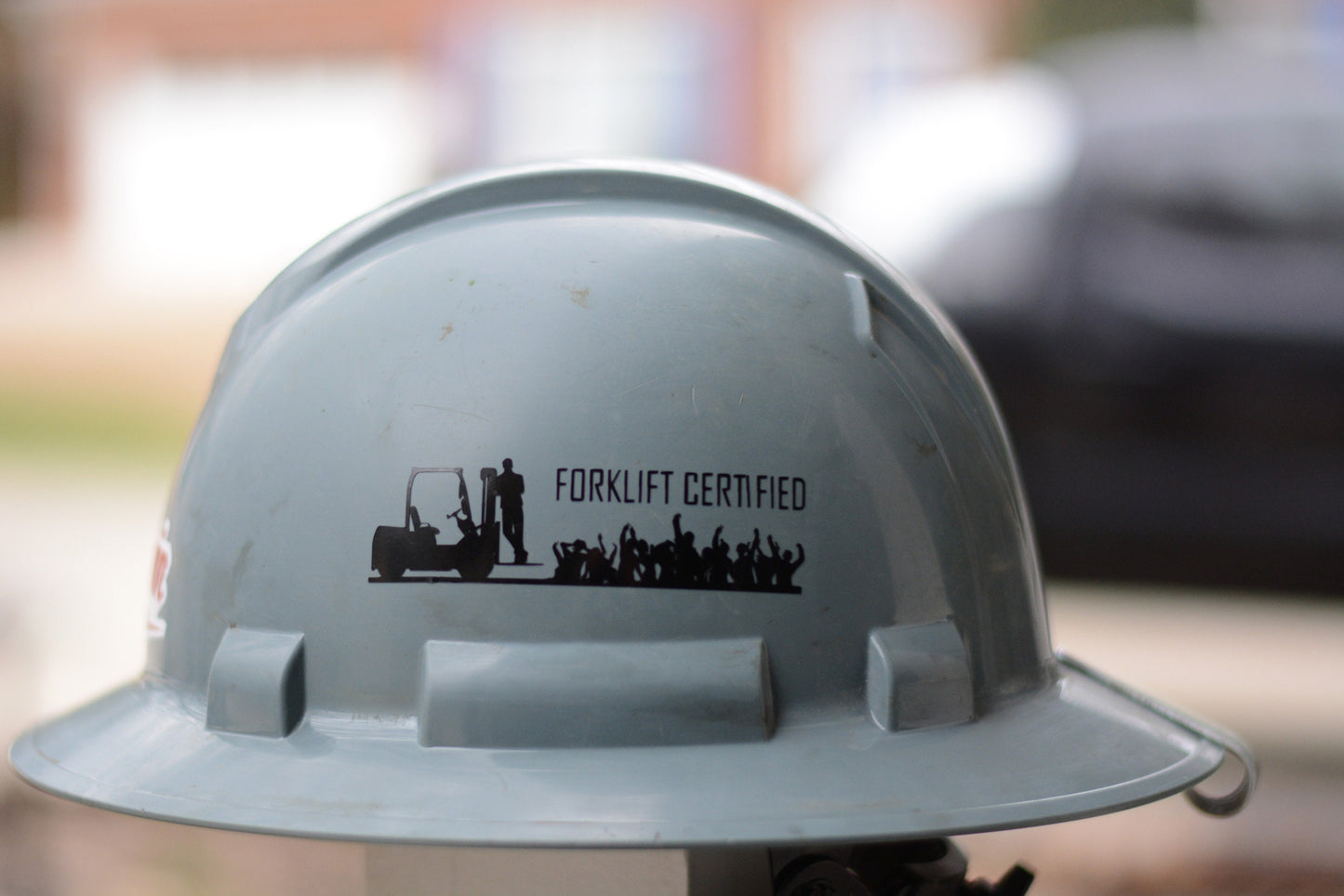 Forklift Certified | Funny Hardhat Decal