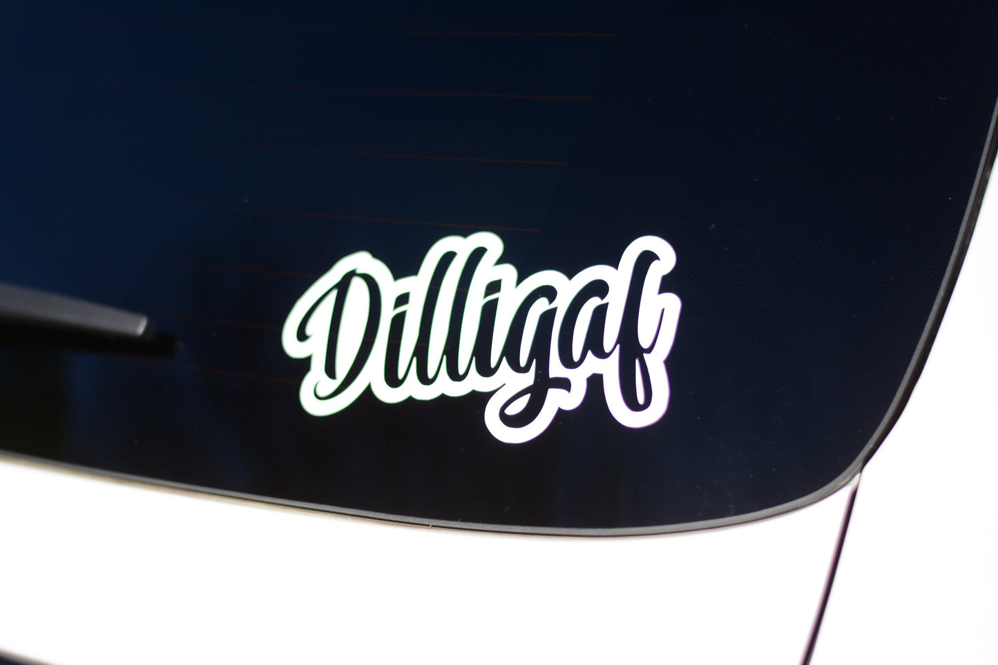 DILLIGAF | Do I Look Like I Give A F | Bumper Sticker