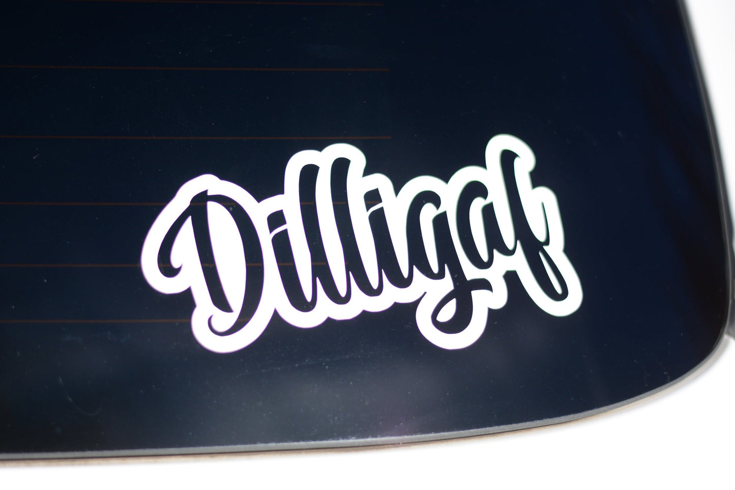 DILLIGAF | Do I Look Like I Give A F | Bumper Sticker