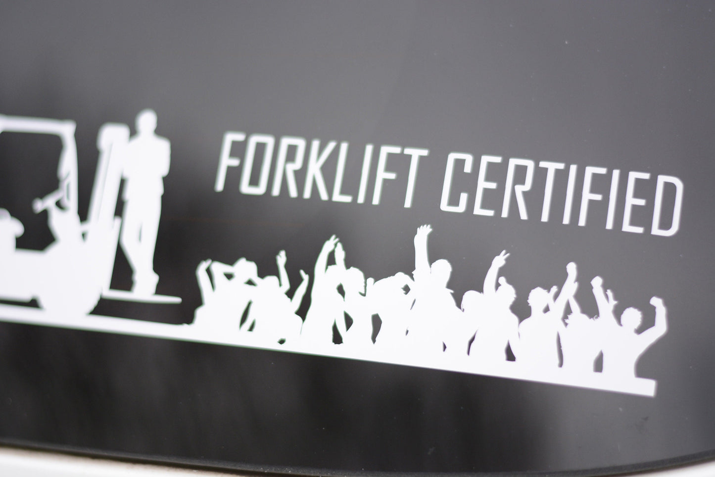 Forklift Certified | Vinyl Car Window Decal | Sticker