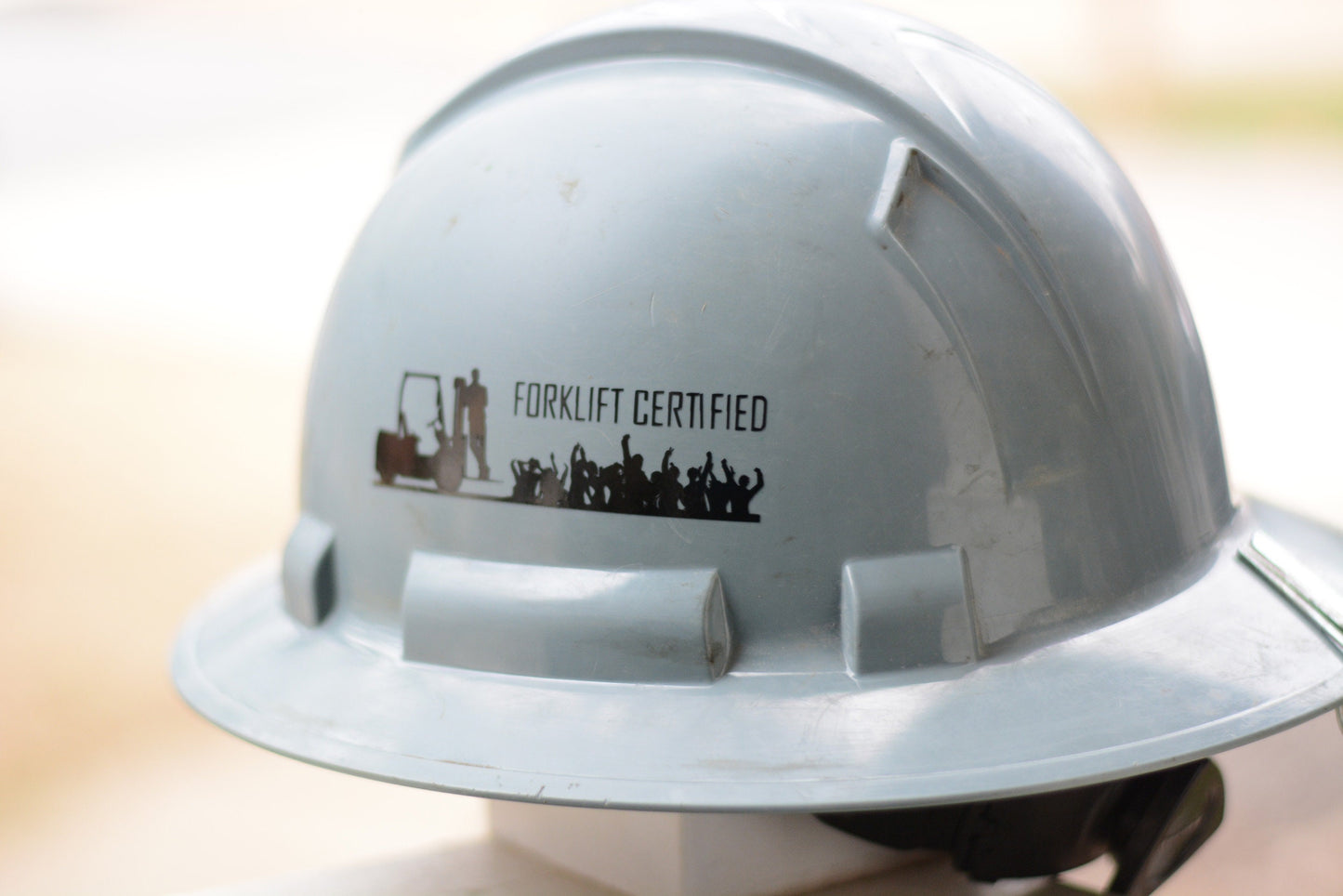 Forklift Certified | Funny Hardhat Decal