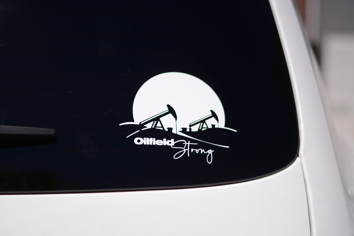 Oilfield Strong Car Truck Window Decal Sticker