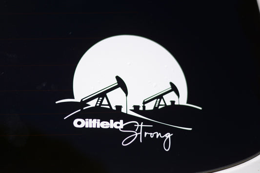 Oilfield Strong Car Truck Window Decal Sticker