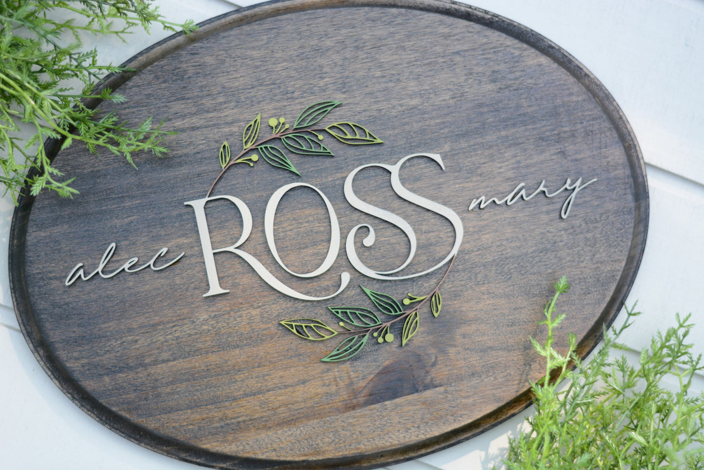 Custom Last Name Wood Sign | Wedding Gift | House Warming | Anniversary