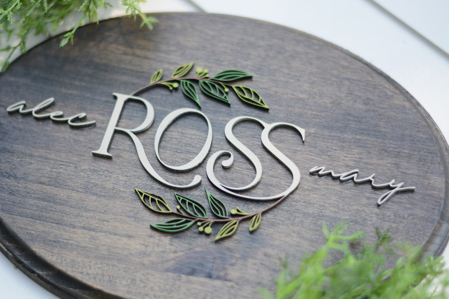 Custom Last Name Wood Sign | Wedding Gift | House Warming | Anniversary