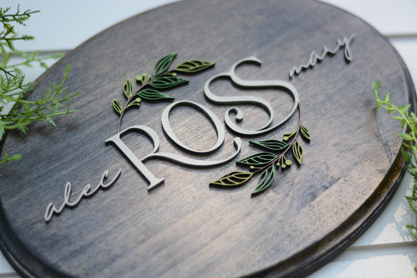 Custom Last Name Wood Sign | Wedding Gift | House Warming | Anniversary