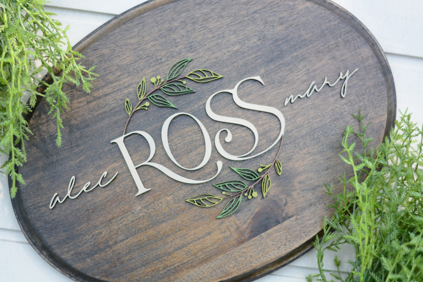 Custom Last Name Wood Sign | Wedding Gift | House Warming | Anniversary